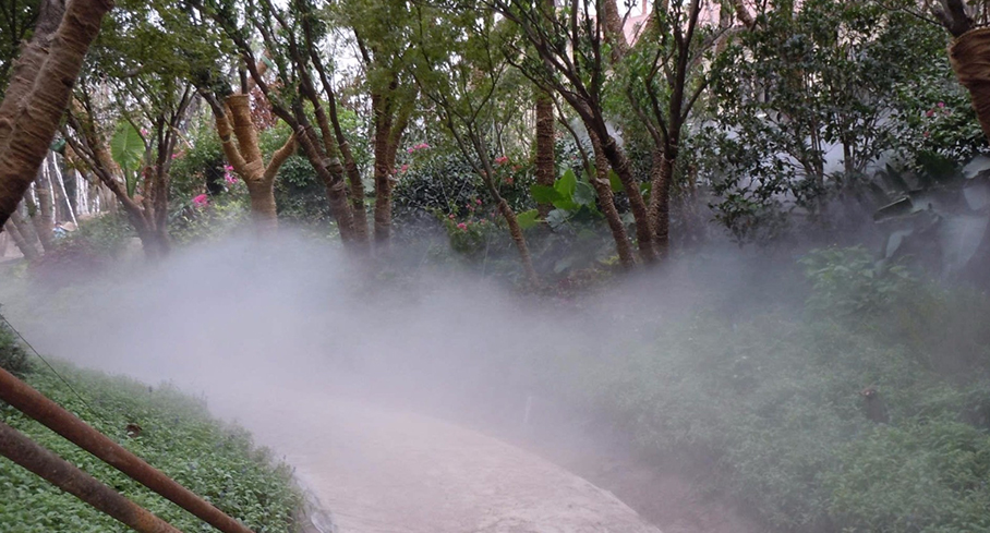 喷雾造景：