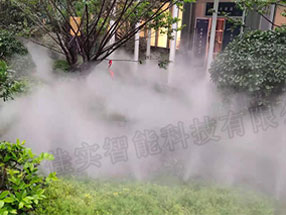 售楼处喷雾造景系统营造