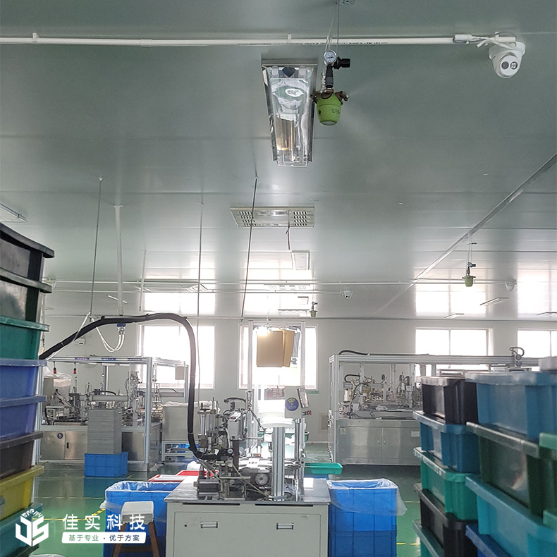 浙江永升包装有限公司安装金年会干雾加湿器，提升化妆品组装车间湿度！